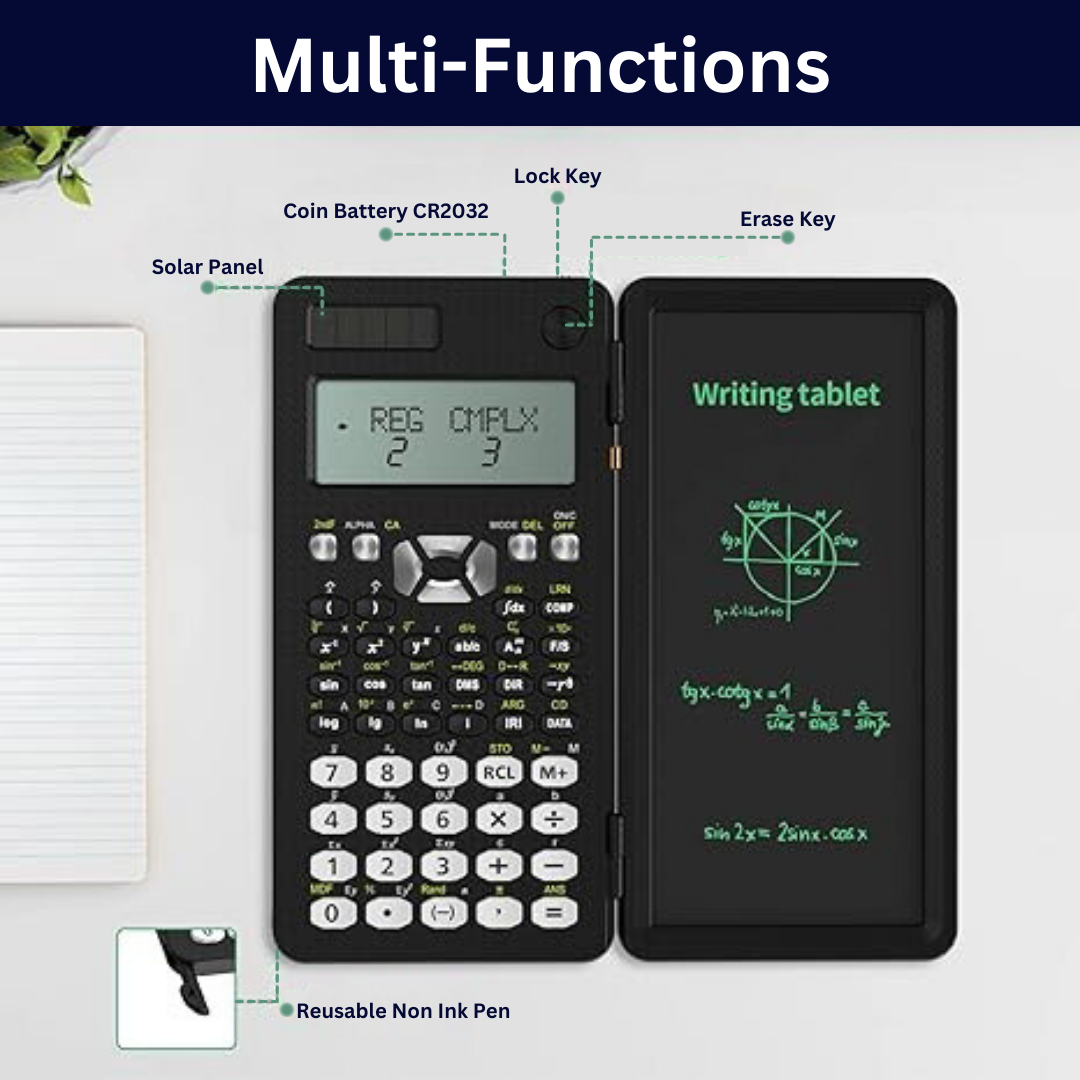 🙌Calculations Made Easier ✍️Effortless Notetaking 📈Higher Performance ♻️Eco Friendly